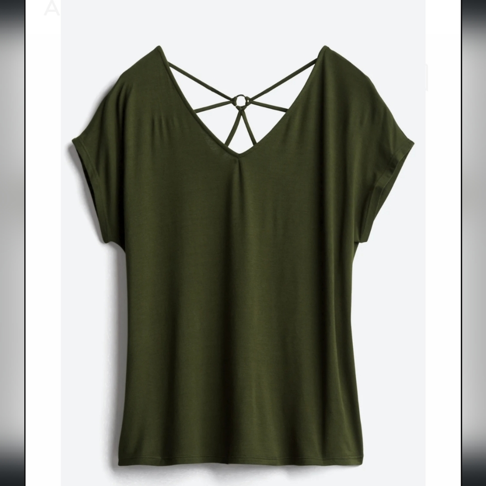 Papermoon Olive color t shirt size XL
